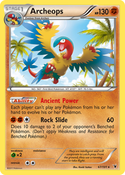 Pokemon Noble Victories Archeops - 67