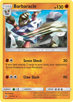 Pokemon Forbidden Light Barbaracle - 67