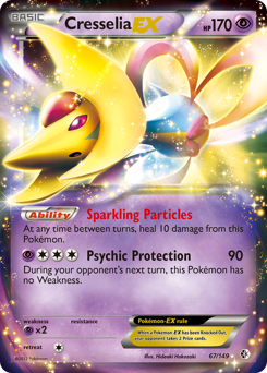 Pokemon Boundaries Crossed Cresselia-EX - 67
