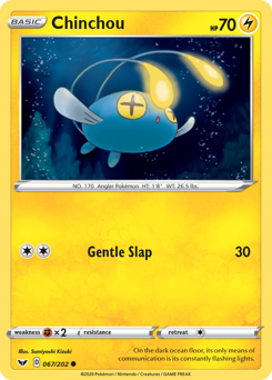 Pokemon Sword & Shield Chinchou - 67