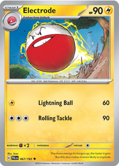 Pokemon Paldea Evolved Electrode - 67