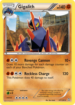 Pokemon Dragons Exalted Gigalith - 67