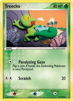 Pokemon Crystal Guardians Treecko - 67