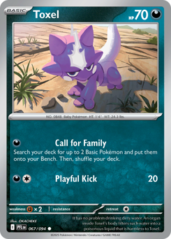 Pokemon Phantasmal Flames Toxel - 67