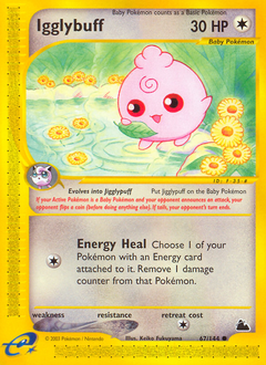 Pokemon Skyridge Igglybuff - 67