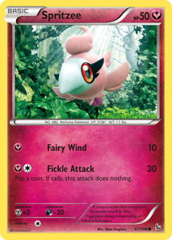 Pokemon Flashfire Spritzee - 67