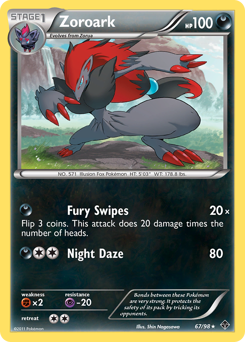 Pokemon Emerging Powers Zoroark - 67