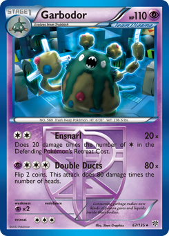 Pokemon Plasma Storm Garbodor - 67