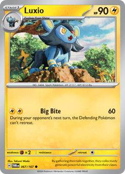 Pokemon Twilight Masquerade Luxio - 67