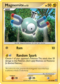 Pokemon Stormfront Magnemite - 67