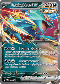 Pokemon Scarlet & Violet Black Star Promos Roaring Moon ex - 67