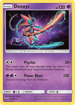 Pokemon Celestial Storm Deoxys - 67