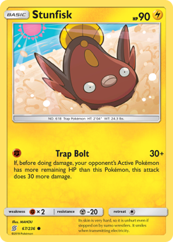 Pokemon Unified Minds Stunfisk - 67