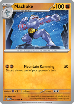 Pokemon 151 Machoke - 67