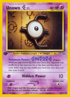 Pokemon Neo Discovery Unown [E] - 67