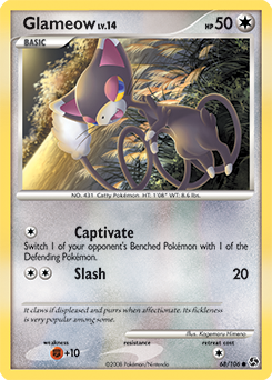 Pokemon Great Encounters Glameow - 68