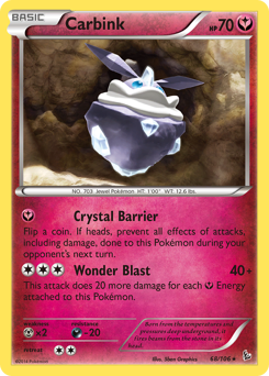 Pokemon Flashfire Carbink - 68