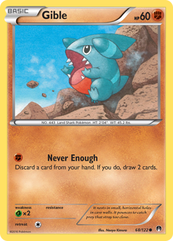 Pokemon BREAKpoint Gible - 68