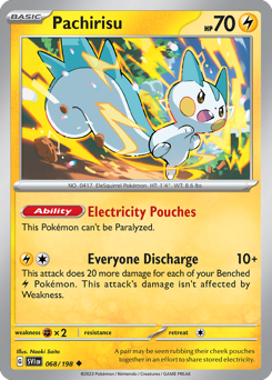 Pokemon Scarlet & Violet Pachirisu - 68