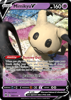 Pokemon Brilliant Stars Mimikyu V - 68