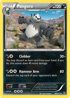 Pokemon Furious Fists Pangoro - 68