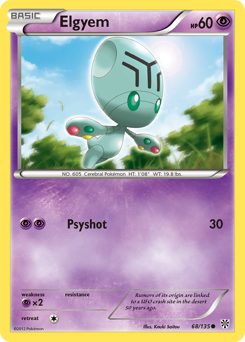Pokemon Plasma Storm Elgyem - 68