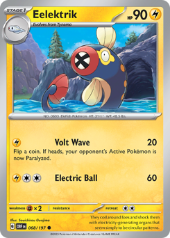 Pokemon Obsidian Flames Eelektrik - 68