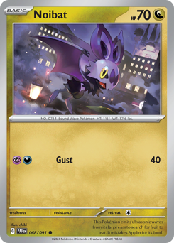 Pokemon Paldean Fates Noibat - 68