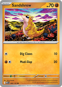Pokemon Mega Evolution Sandshrew - 68