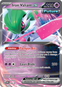 Pokemon Scarlet & Violet Black Star Promos Iron Valiant ex - 68