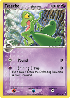 Pokemon Crystal Guardians Treecko δ - 68