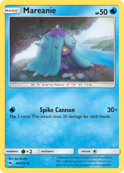 Pokemon Lost Thunder Mareanie - 68