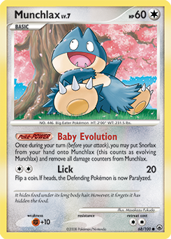 Pokemon Majestic Dawn Munchlax - 68