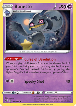 Pokemon Vivid Voltage Banette - 68