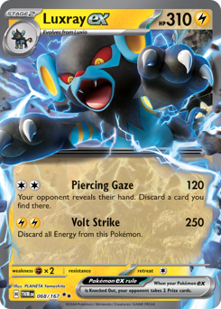 Pokemon Twilight Masquerade Luxray ex - 68