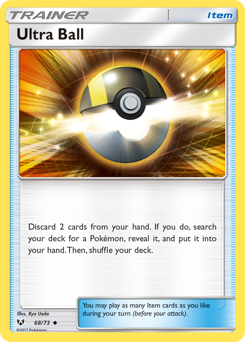 Pokemon Shining Legends Ultra Ball - 68