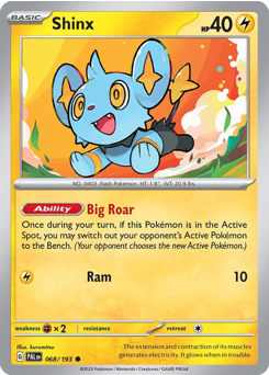Pokemon Paldea Evolved Shinx - 68
