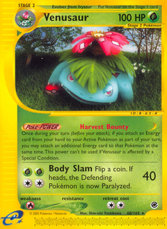 Pokemon Expedition Base Set Venusaur - 68