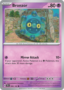Pokemon Temporal Forces Bronzor - 68