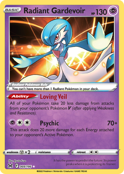 Pokemon Lost Origin Radiant Gardevoir - 69