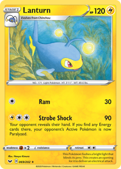 Pokemon Sword & Shield Lanturn - 69