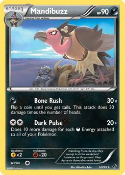 Pokemon Emerging Powers Mandibuzz - 69