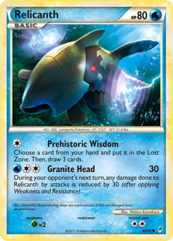 Pokemon Call of Legends Relicanth - 69