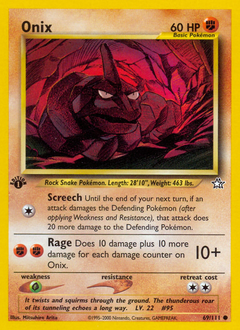 Pokemon Neo Genesis Onix - 69
