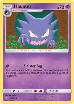 Pokemon Unbroken Bonds Haunter - 69
