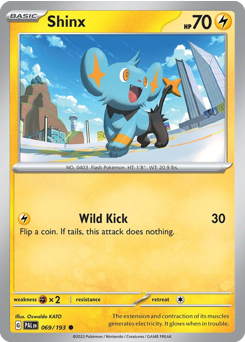 Pokemon Paldea Evolved Shinx - 69