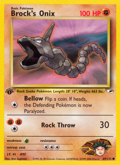 Pokemon Gym Heroes Brock's Onix - 69