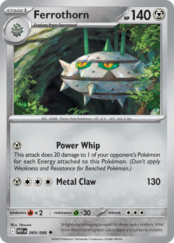 Pokemon White Flare Ferrothorn - 69