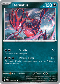Pokemon Phantasmal Flames Eternatus - 69