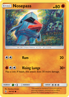 Pokemon Guardians Rising Nosepass - 69